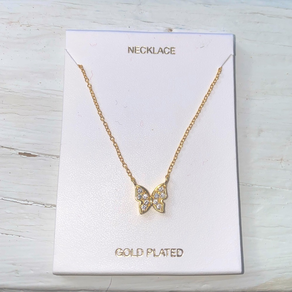 Gold Butterfly necklace